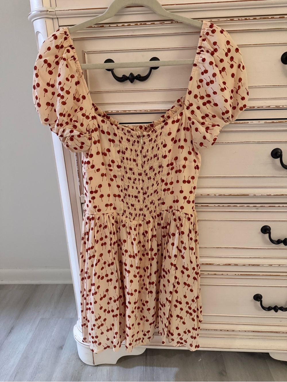 Reformation Mini Dress with Red Cherry Print - Picture 7 of 7